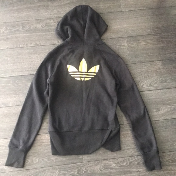 Adidas Hoodie | black and gold | S - Picture 2 of 6